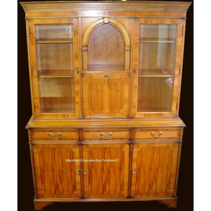 Antique Reproduction 55 Regency Cocktail Cabinet