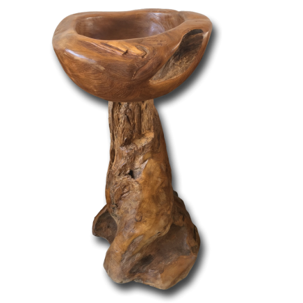 Teak Root Bird Bath