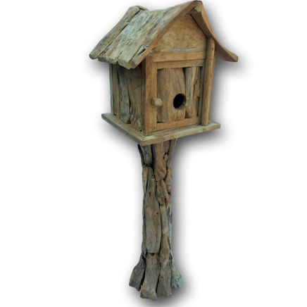 Teak Root Bird House