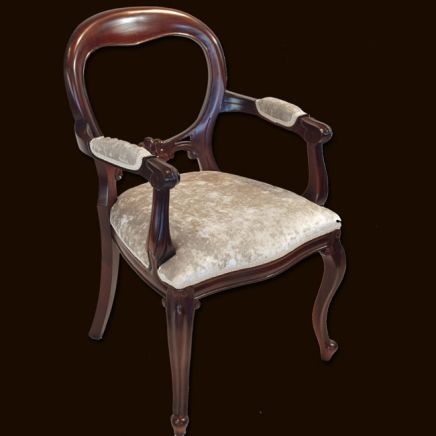 Reproduction Dutch Balloon Back Dining Chair