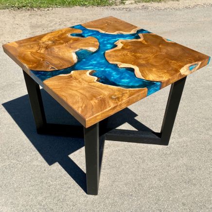 Teak Island Side Table