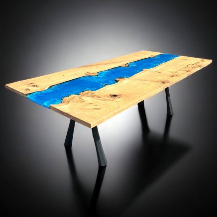 Oak & Ocean Art Dining Table