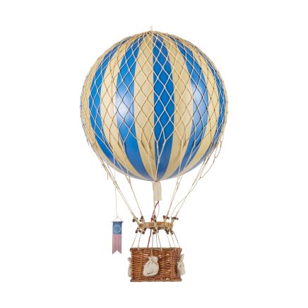 Hot Air Balloon  Large Blue