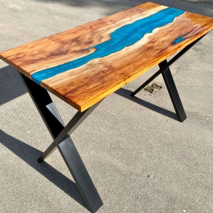 Yew River Desk Reef Blue