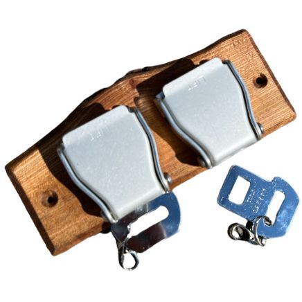 Aeroplane Seatbelt Buckle Key Holder (Elm Twin)