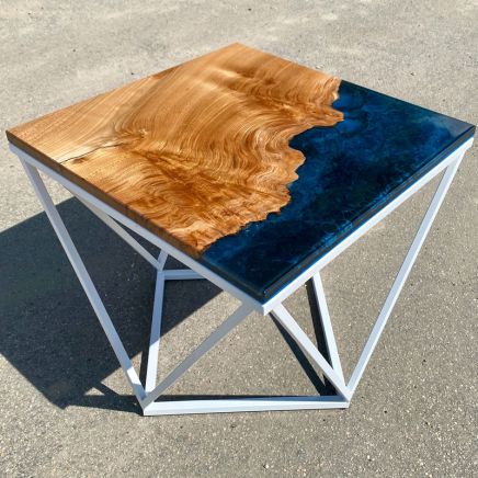 Twisted Elm River Side Table