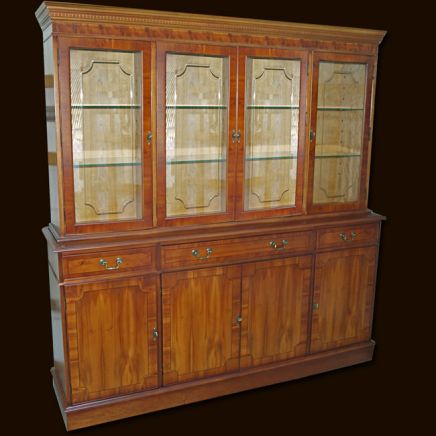 Antique Reproduction 84 Regency Glazed Bookcase