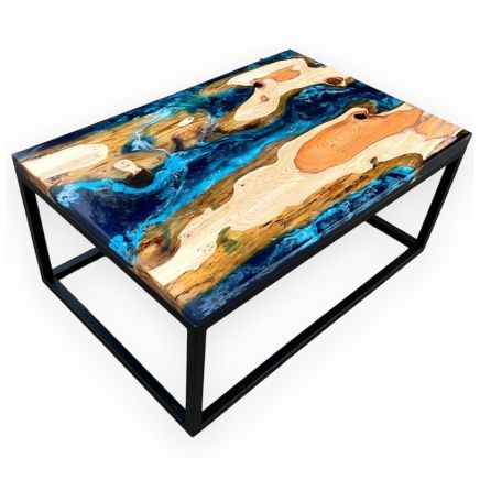 Yew Ocean Resin Coffee Table