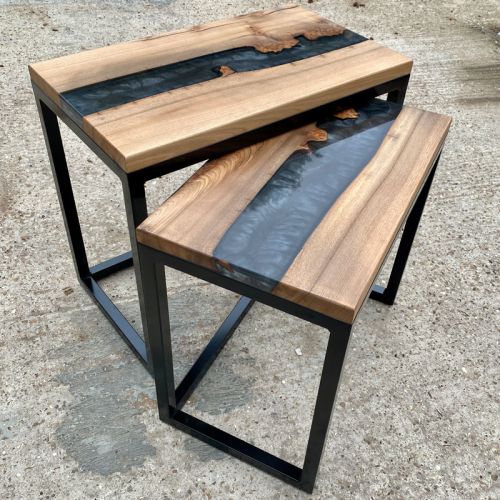 Elm Nest of River Tables