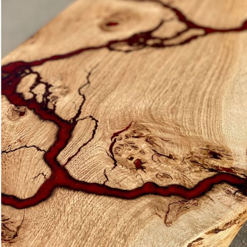 Lightning Side Tables in Oak