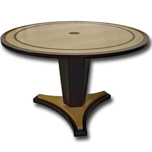 Ebony & Maple Circular Table