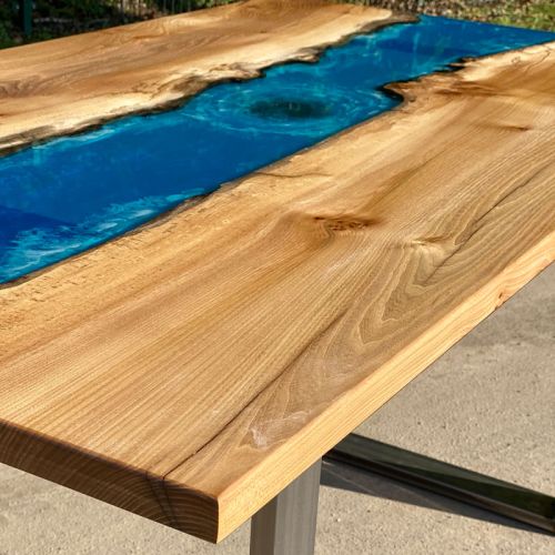 Elm Whirpool River Table