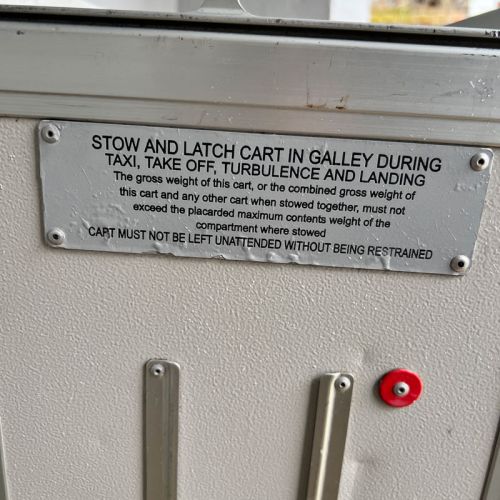 Aircraft Serving Trolley Bookcase 2