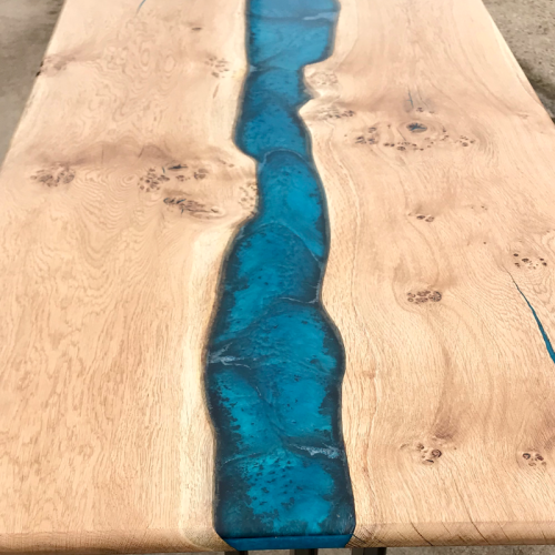 Pippy Oak & Reef Blue River Dining Table 4 Seater (SOLD)