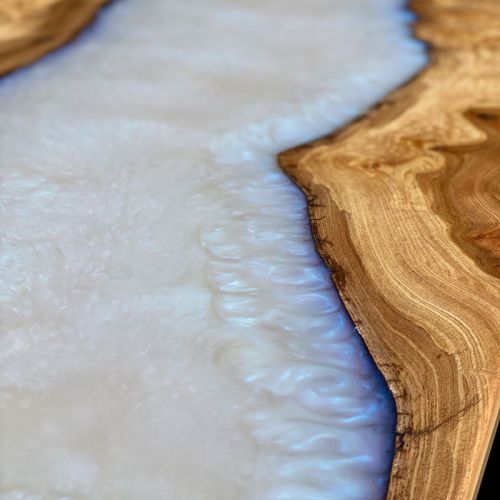 Ghost Blue & Elm River Coffee Table