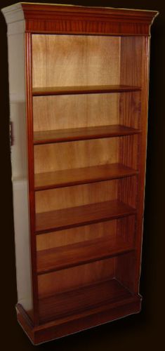 Antique Reproduction 6x31 Open Bookcase