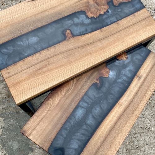 Elm Nest of River Tables