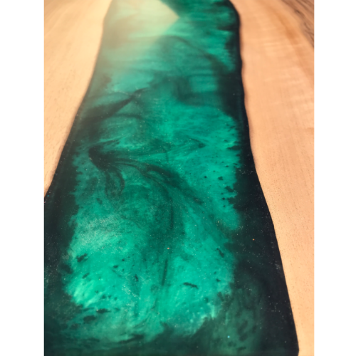 Walnut & Green River Coffee Table (SOLD)