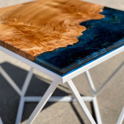 Twisted Elm River Side Table
