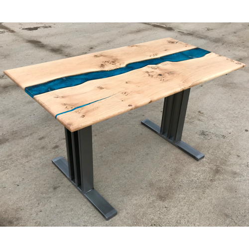 Pippy Oak & Reef Blue River Dining Table 4 Seater (SOLD)