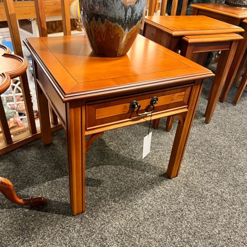 Chippendale Side Table in Yew
