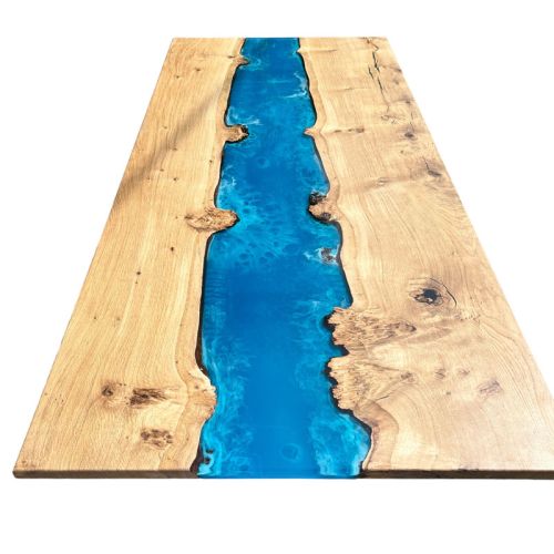 Oak & Ocean Art Dining Table