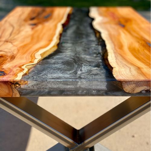Large Elm & Deep Sea River Coffee Table