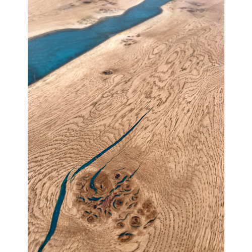 Pippy Oak & Reef Blue River Dining Table 4 Seater (SOLD)