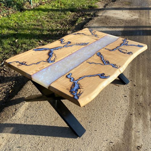 Oak Lightning River Coffee Table