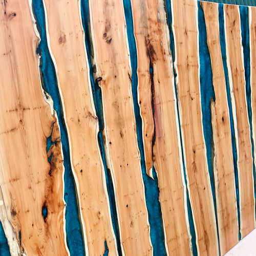 4 x Resin River Dining Table Tops (Restaurant Project)