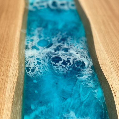 Live Edge Oak River Dining Table