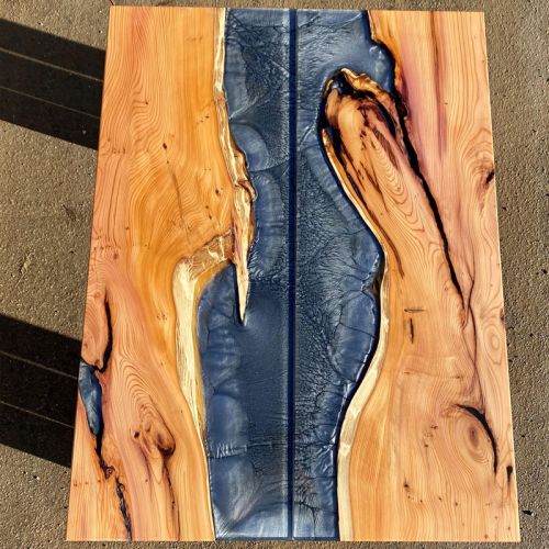 Yew Split River Side Tables