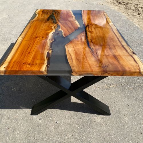 Yew & Smokey Grey River Coffee Table