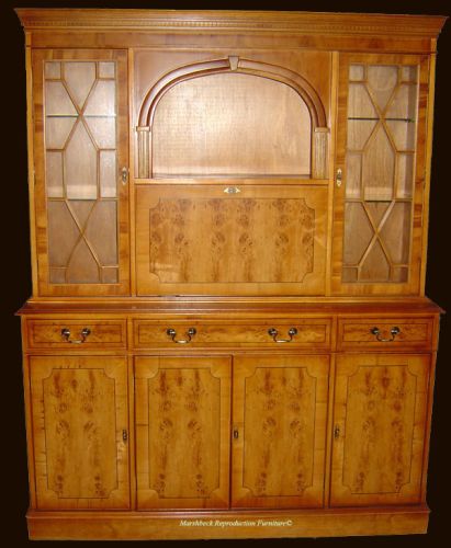 Antique Reproduction 72 Regency Cocktail Cabinet