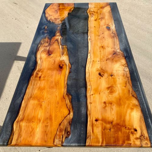 Yew & Grey River Dining Table