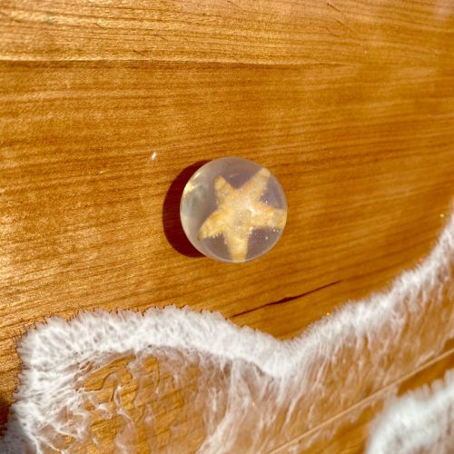 Ocean Chest of Drawers Resin Artwork