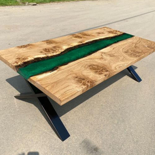 Oak & Kryptonite Green River Coffee Table