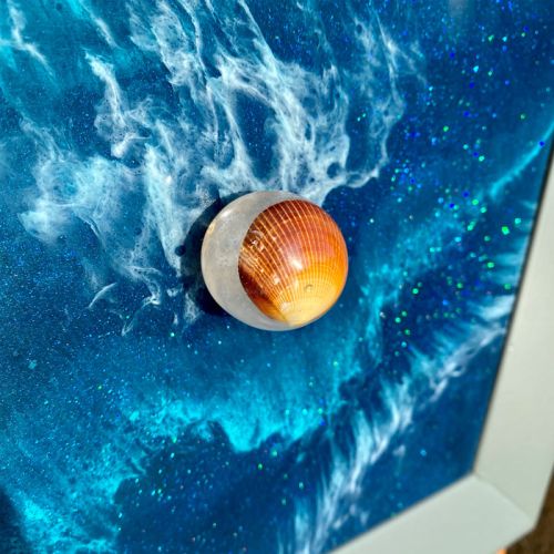 Ocean Chest of Drawers Resin Artwork