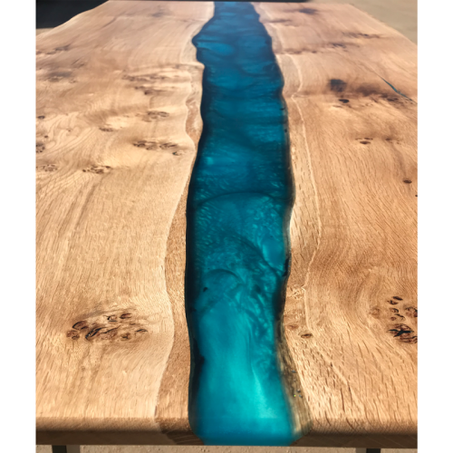 Pippy Oak & Reef Blue River Dining Table (SOLD)