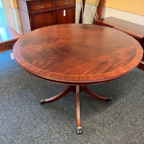 42 Circular Dining Table Mahogany