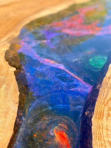 Galaxy Resin Dining Table