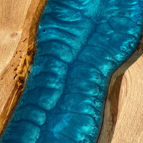 Oak & Reef Blue Coffee Table