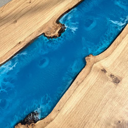 Oak & Ocean Art Dining Table