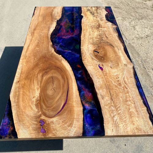 Galaxy Resin Dining Table