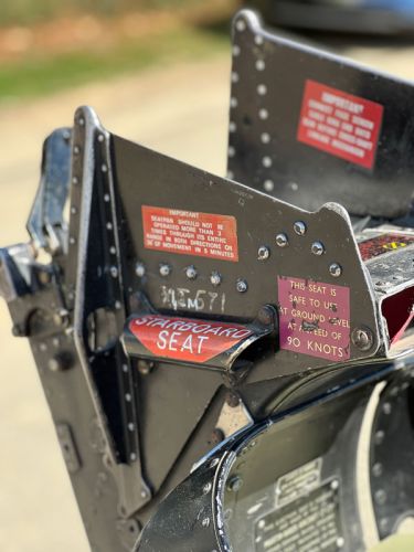 Pilots Ejector Seat Martin Baker