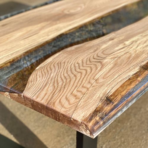 Elm & Terminator Silver River Coffee Table